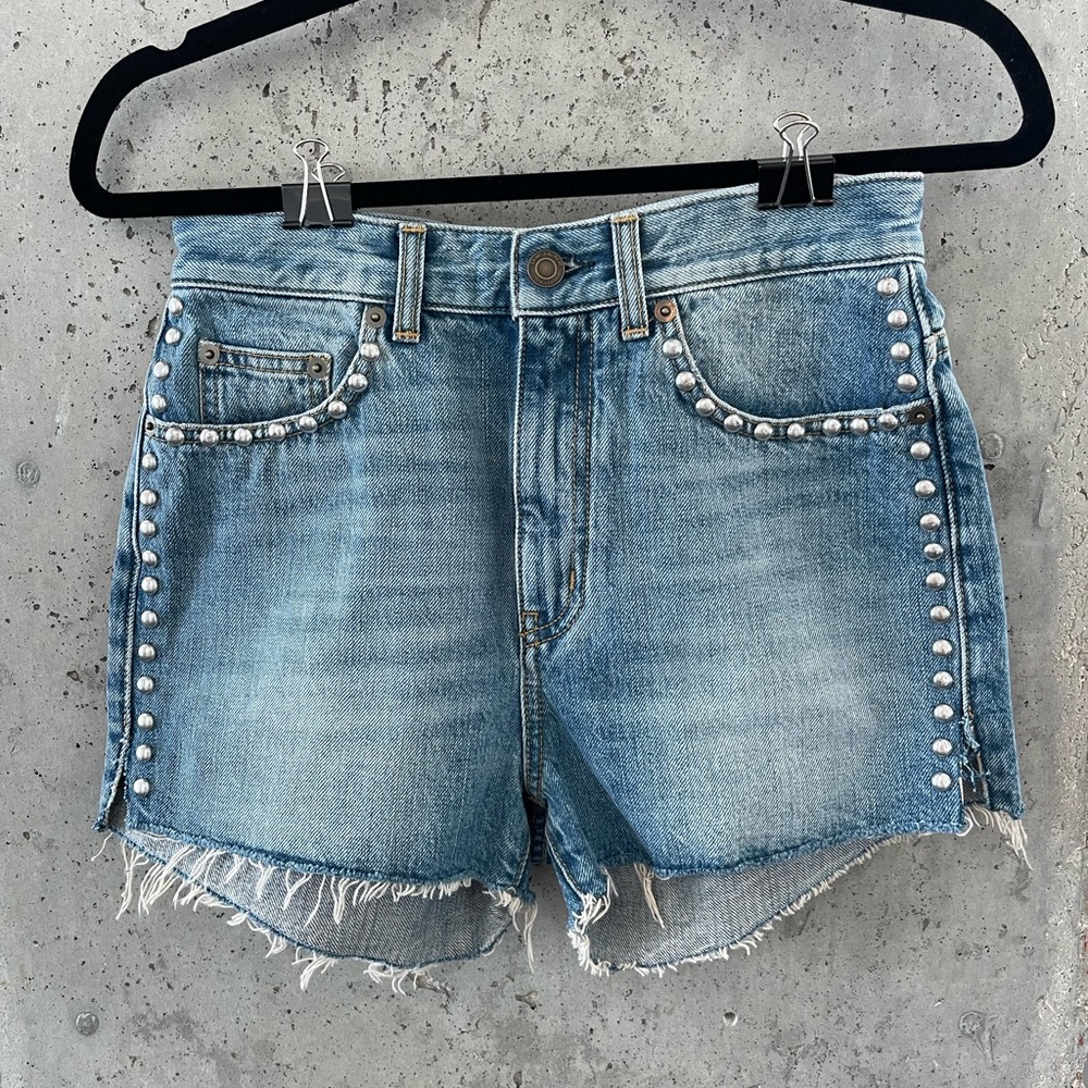 Authentic Saint Laurent denim shorts Size 27